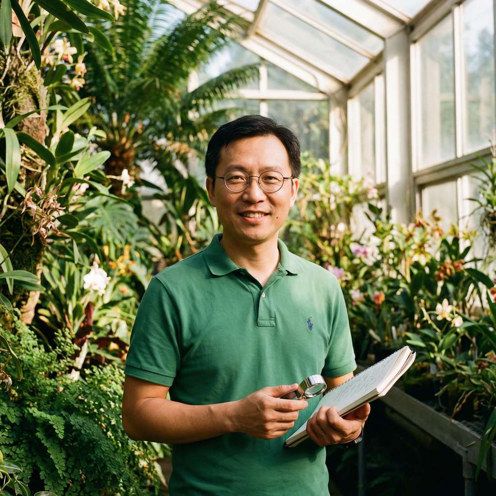 小马拉大车植物专家-陈建国
